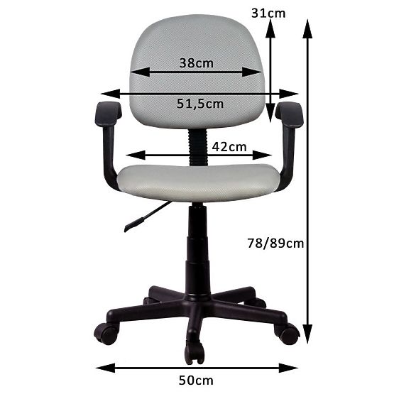 OTOČNÁ STOLIČKA FD-3 ČERVENÁ