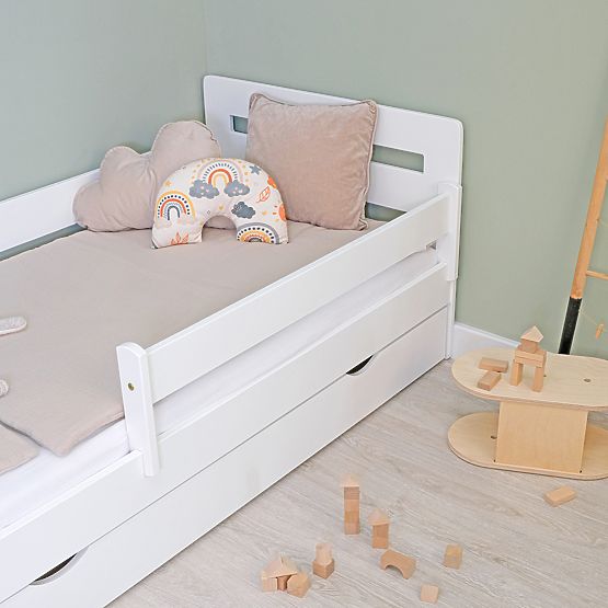 Ourbaby detská posteľ Tomi - biela