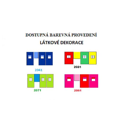 OURBABY detská vyvýšená posteľ MODO - jelša