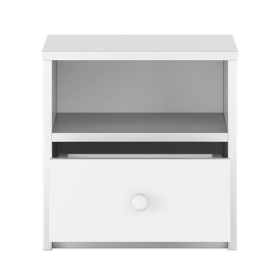 OURBABY detský nočný stolík - biely