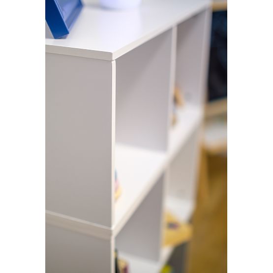 Ourbaby - Detský regálový systém 3v1 - biela-šedá