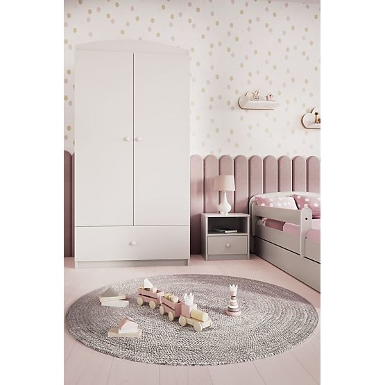 OURBABY šatníková skriňa - biela