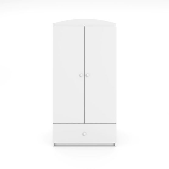 OURBABY šatníková skriňa - biela