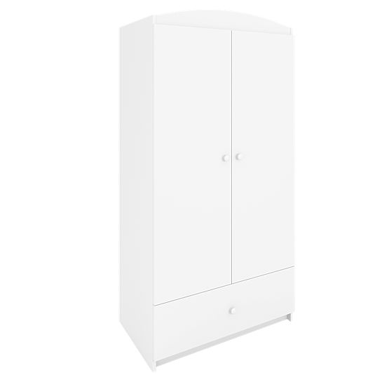 OURBABY šatníková skriňa - biela