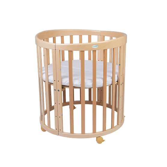Oválna rastúca postieľka Ruby 7v1 - prírodná