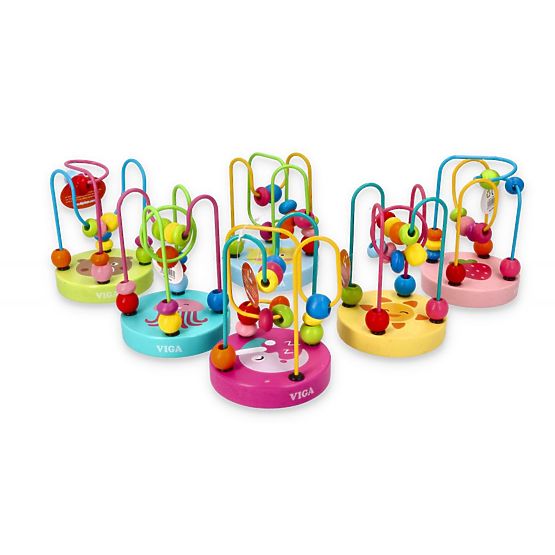 Pastelová motorická slučka s potlačou