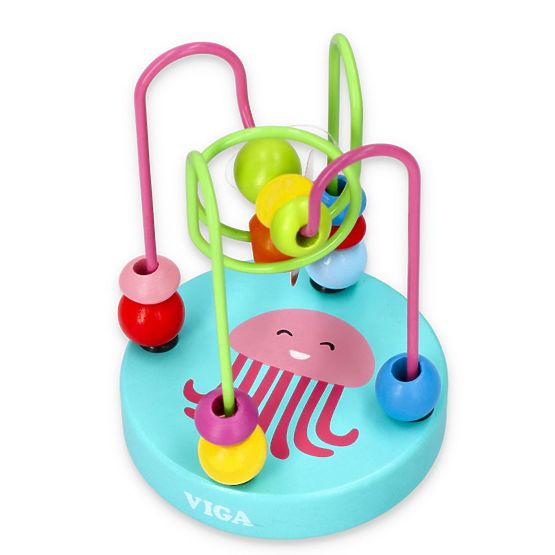 Pastelová motorická slučka s potlačou