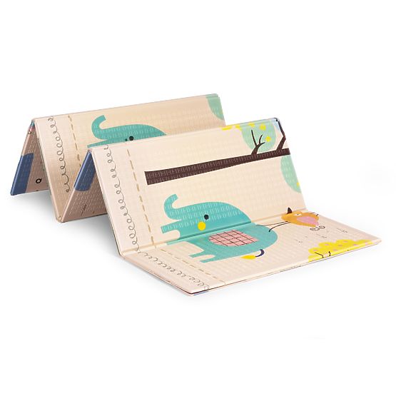 Penová podložka pre deti 200x150 cm vzdelávacia obojstranná skladacia mierka rastu abeceda ECOTOYS