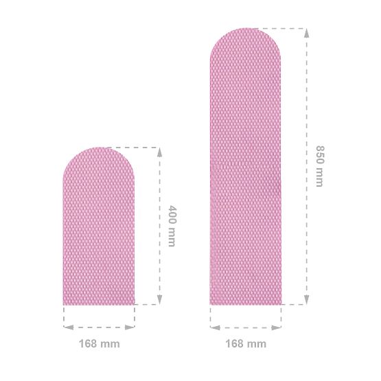 Penová ochrana steny - Ružové panely