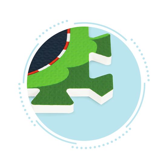 Penová podložka pre deti puzzle mesto ulice cesty IPLAY