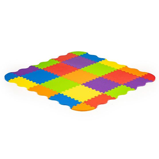 Penová podložka - puzzle farebné