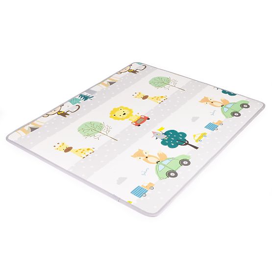 Penová vzdelávacia obojstranná rolovacia podložka s abecedou ECOTOYS pre deti