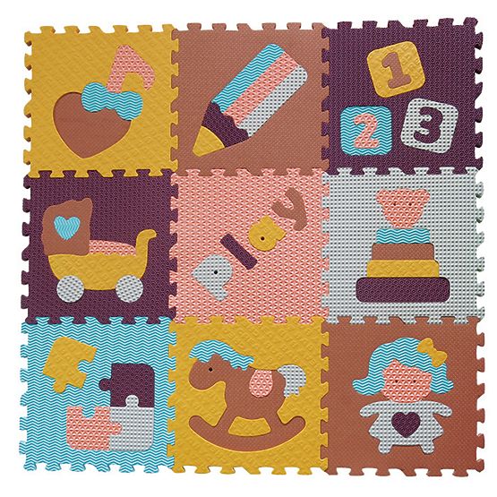 Penové puzzle - svet hračiek
