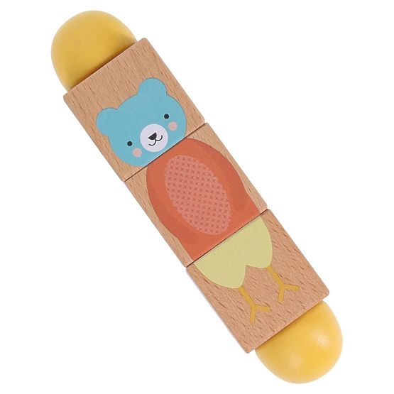 Petit Collage Drevená Twist hračka Zhoda