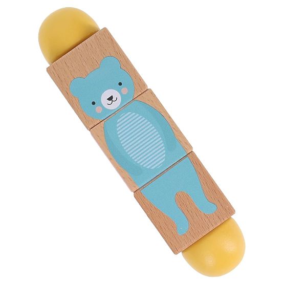 Petit Collage Drevená Twist hračka Zhoda