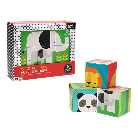 Petit Collage Kocky divoké zvieratá