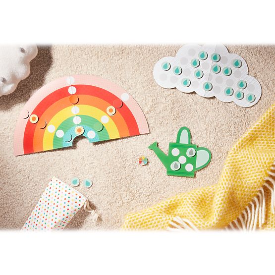 Petit Collage Kooperatívna hra Rain, rain, rainbow