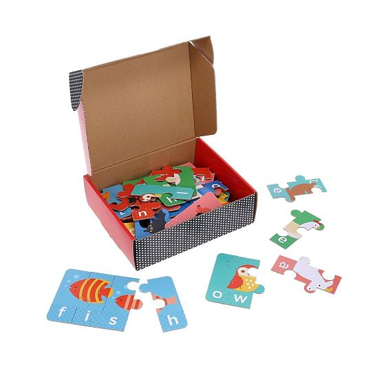 Petit Collage Moje prvé hláskovanie puzzle so zvieratkami