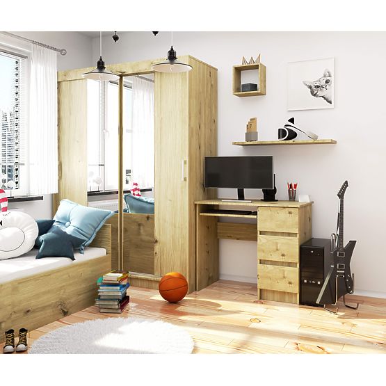 PÍSACÍ STÔL A-6 CLP DUB ARTISAN PRAVOSTRANNÝ