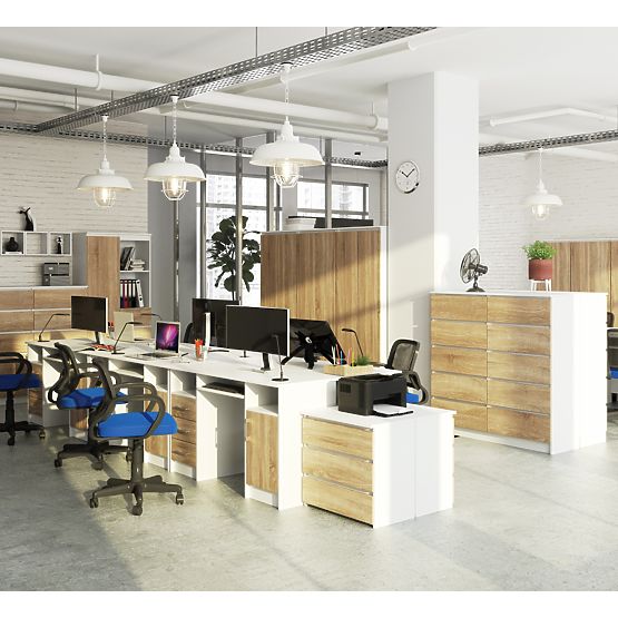 PÍSACÍ STÔL ANA PK BIELA / SONOMA