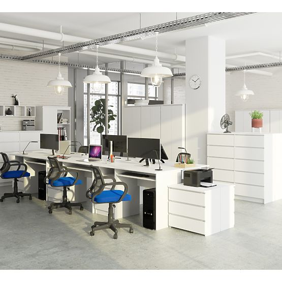 PÍSACÍ STÔL CLP 135cm PK BIELY