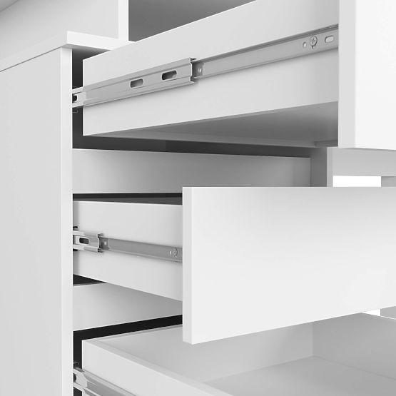 PÍSACÍ STÔL CLP 135cm PK BIELY