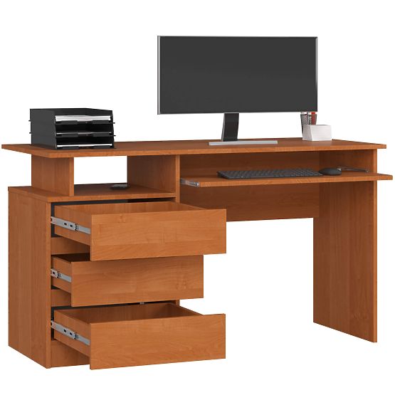 PÍSACÍ STÔL CLP 135cm PK JELŠA