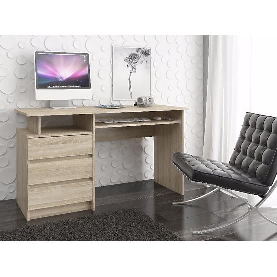 PÍSACÍ STÔL CLP 135cm PK SONOMA