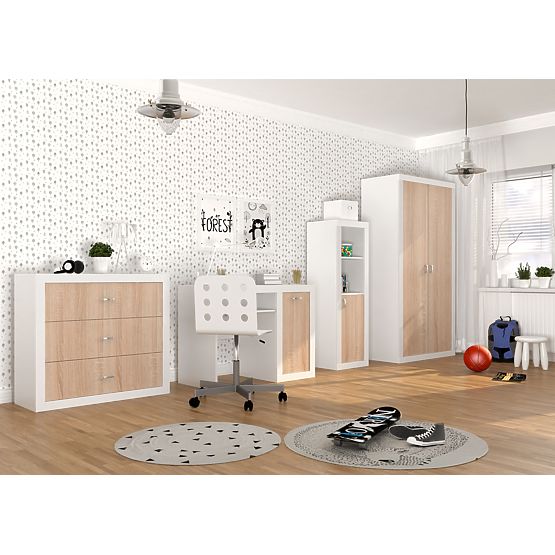 Písací stôl Filip - dub sonoma