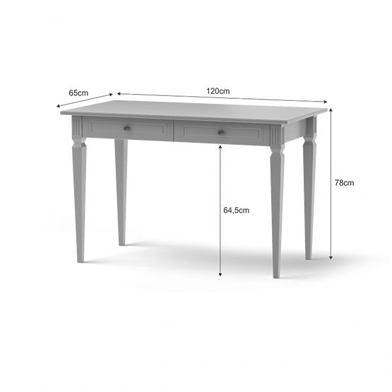 Písací stôl Ines Grey