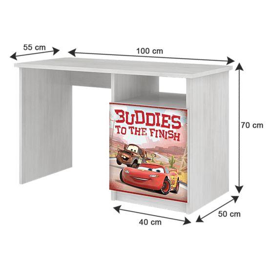 Písací stôl LULU - dekor nórska borovica