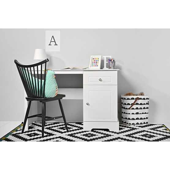 Písací stôl Marylou - biely