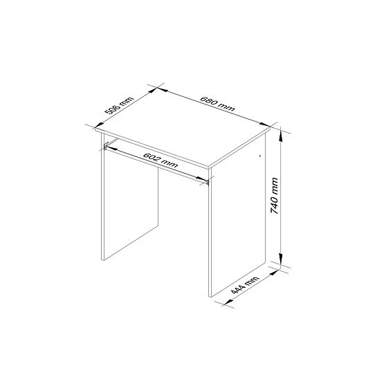 PÍSACÍ STÔL STAR PK JELŠA