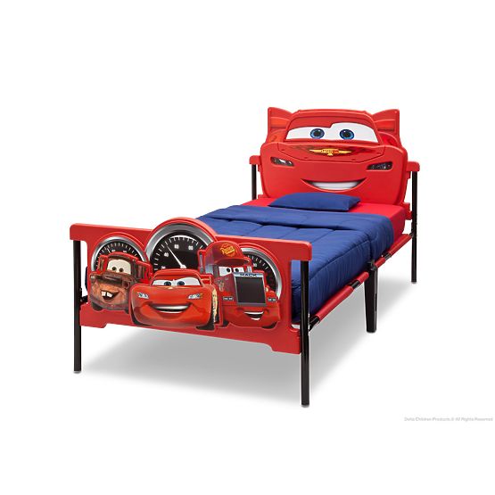 Plastová 3D posteľ - Autá