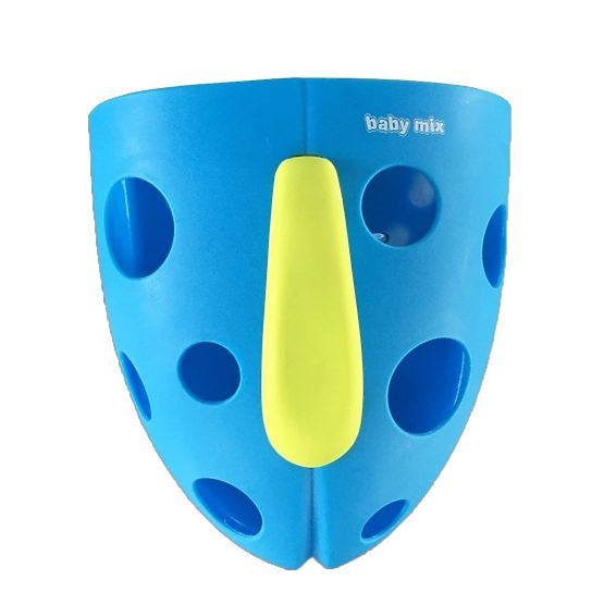 Plastový box na hračky do vane Baby Mix modrý