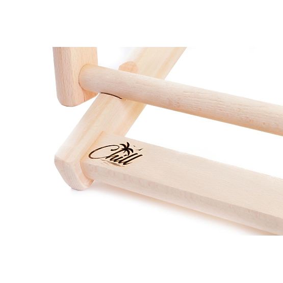 Plážové ležadlo Pruhy - žlto-biele