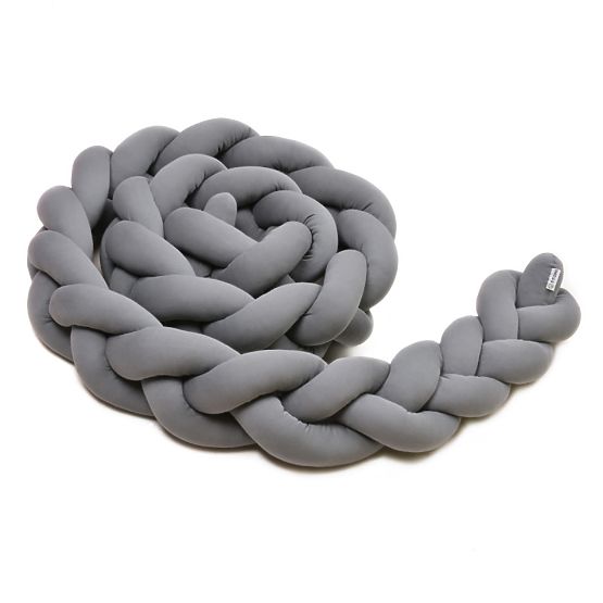 Pletený mantinel - tmavošedý