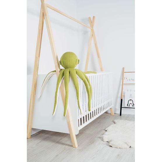 Plyšová chobotnica - zelená