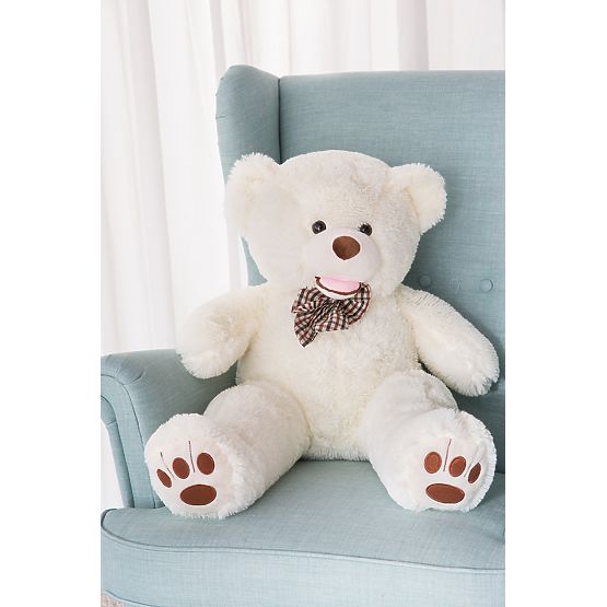 Plyšový Medveď Gustav AMIGO Biely