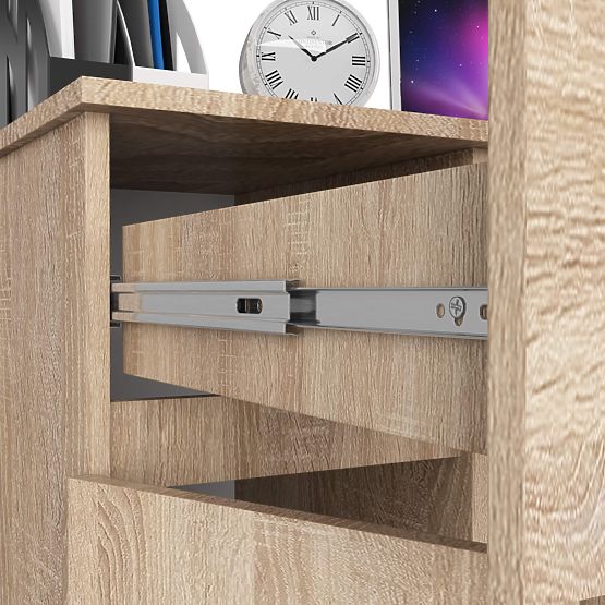 POČÍTAČOVÝ STÔL 90 cm PIXEL ĽAVÝ PK SONOMA