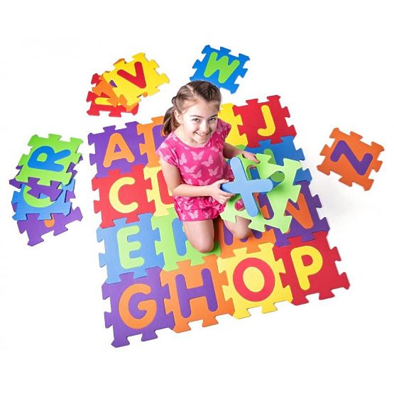 Podlahová rohož Puzzle podlahová abeceda