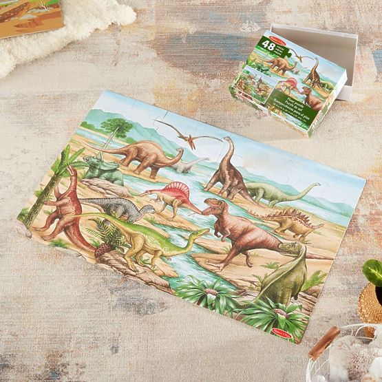 Podlahové puzzle dinosaury 48 dielikov