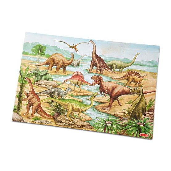 Podlahové puzzle dinosaury 48 dielikov