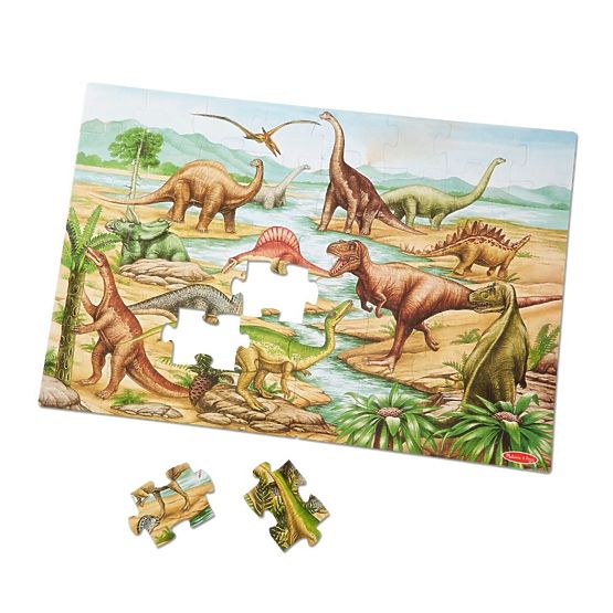 Podlahové puzzle dinosaury 48 dielikov
