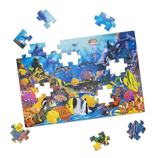 Podlahové puzzle podmorský svet 48 dielikov