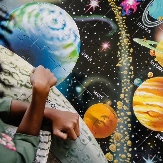 Podlahové puzzle Slnečná sústava 48 dielikov