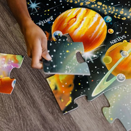 Podlahové puzzle Slnečná sústava 48 dielikov