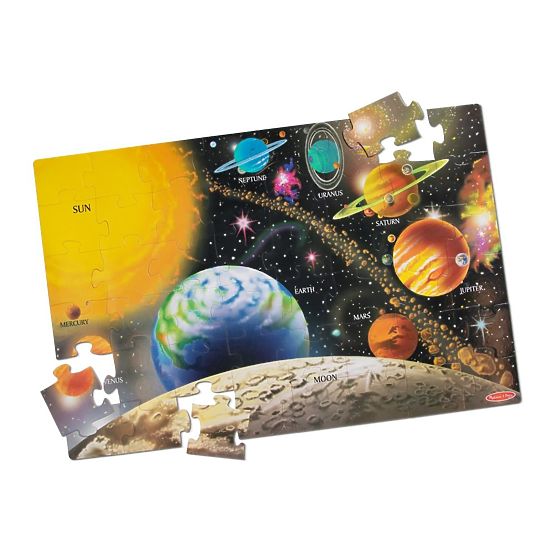 Podlahové puzzle Slnečná sústava 48 dielikov