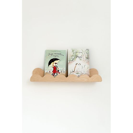 Polica WAVE - prírodná