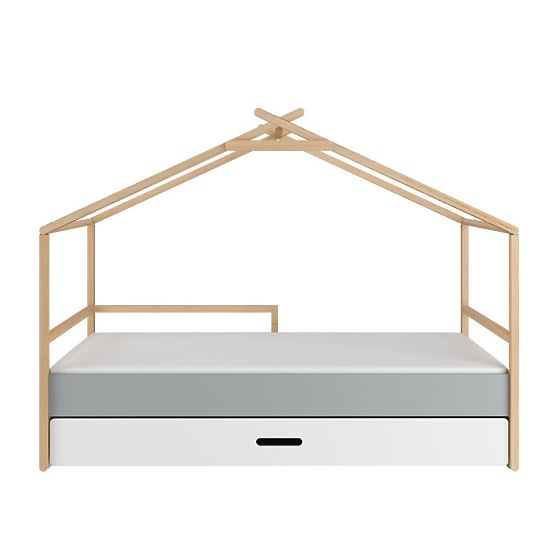 Posteľ domček sa zásuvkou teepee